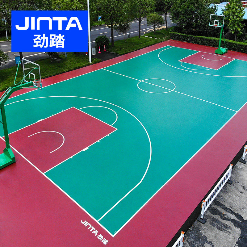 Stiff Stepping Outdoor Ground Plastic Basketball Court Floor Sticker Badminton Court Floor Patch Cushion PVC Plastic Tennis Court Sports Flooring