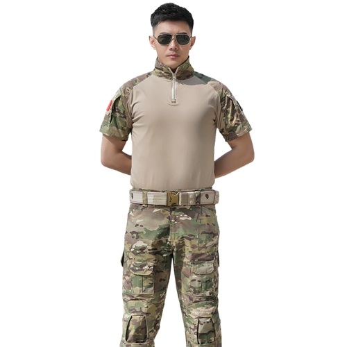 Летний тактический камуфляжный дорожный жилет для работы, короткий рукав