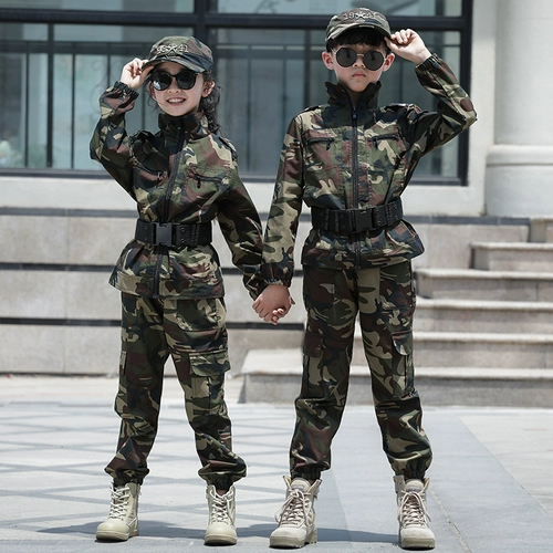Камуфляжный осенний детский комплект подходит для мужчин и женщин