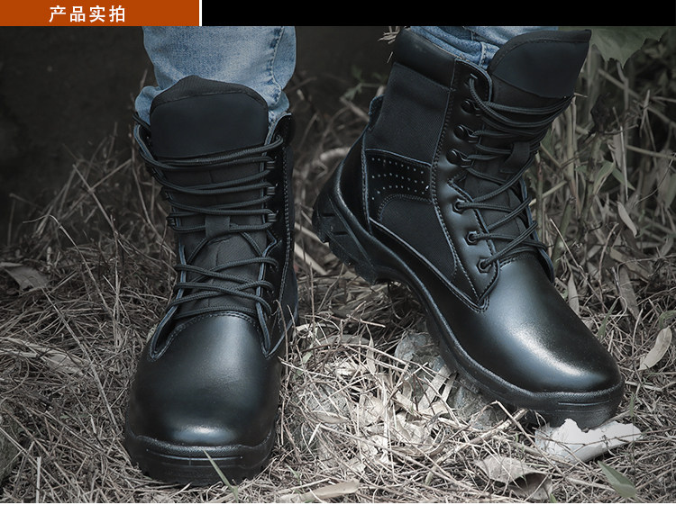 Bottes militaires pour homme - porter - Ref 1402598 Image 19