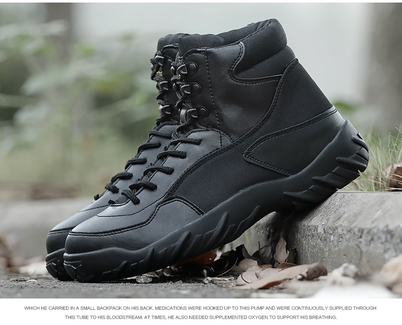 Bottes militaires pour homme - amortissement - Ref 1402597 Image 21