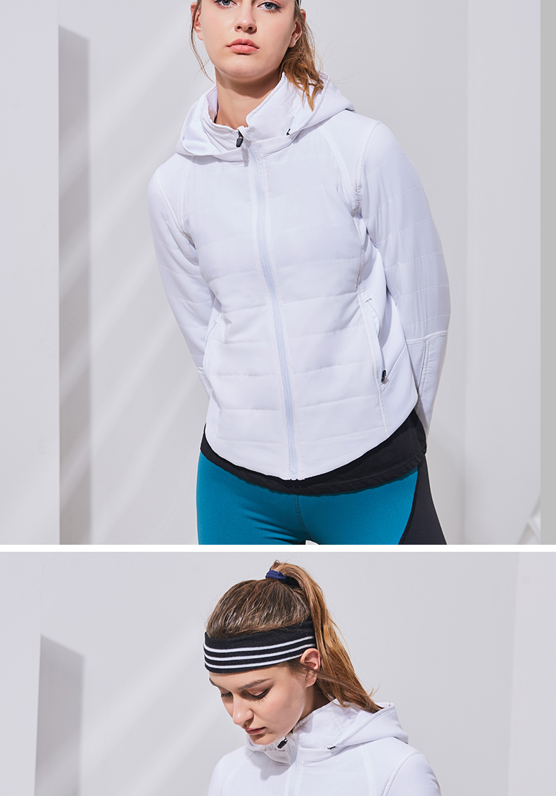 Fan Stik cotton thể thao mùa thu đông của nữ - Quần áo độn bông thể thao áo phao nam chính hãng