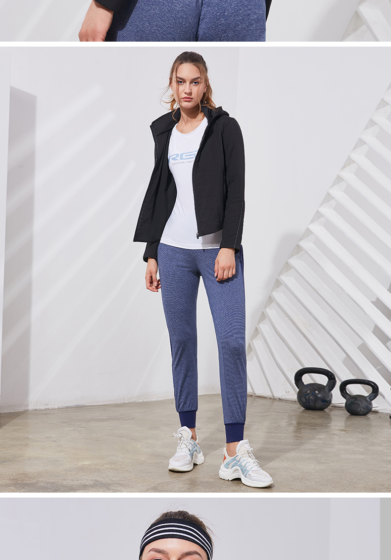 Fan Stik cotton thể thao mùa thu đông của nữ - Quần áo độn bông thể thao áo phao nam chính hãng