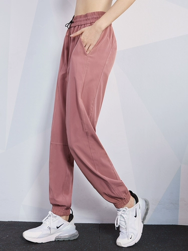 Штаны, дорожные леггинсы, комбинезон для спортзала, осенние, свободный крой, для бега, высокая талия