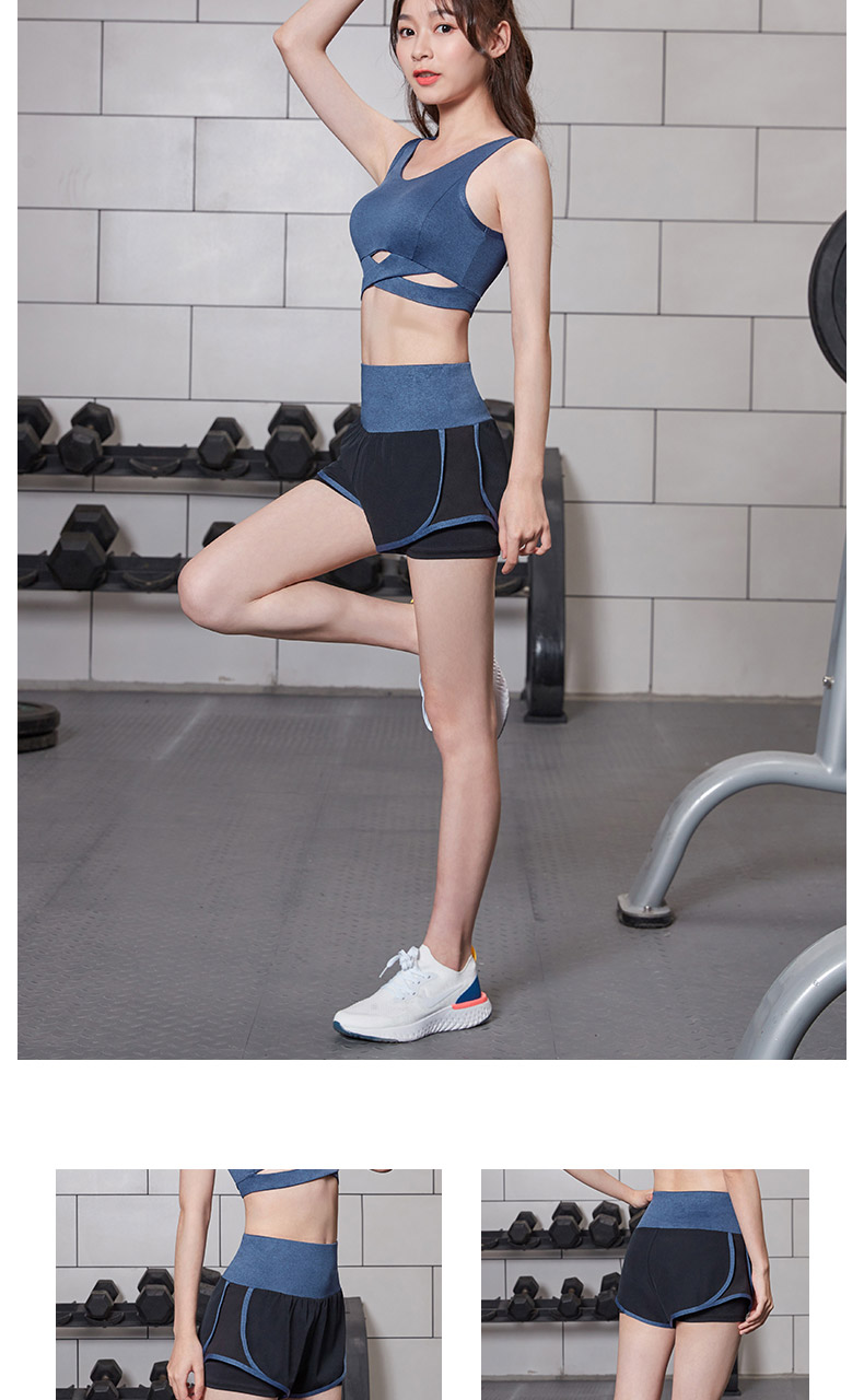 Quần short chống ánh sáng thể thao nữ mùa hè mỏng phần quần yoga lỏng lẻo chạy nhanh khô quần nóng tập thể dục - Quần thể thao quần thể dục nữ
