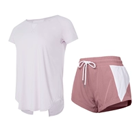 [Короткие рукава] Серый порошок+Meisha Two -Piece TC18536