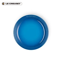 Круглое блюдо 23см Марсельский синий