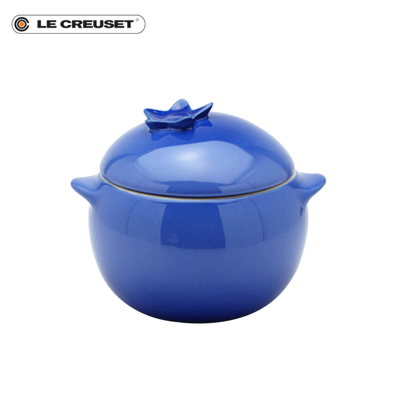 France 's LE CREUSET cool color stoneware blueberries "baked desserts stew stew roast jar, lovely mommy