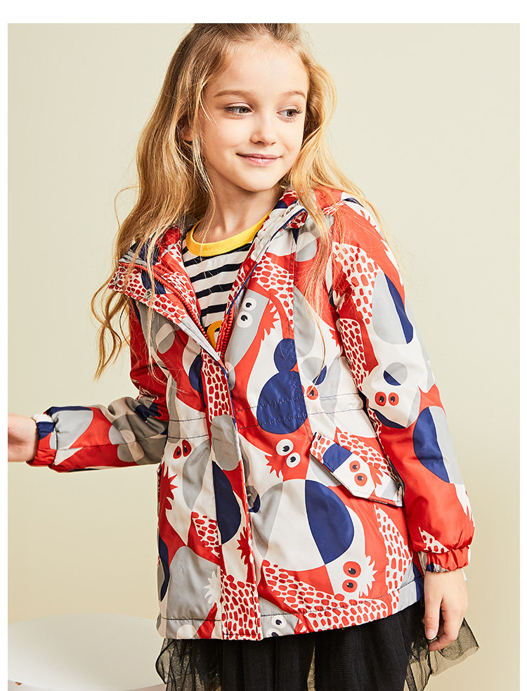 水孩儿 女童加绒加厚户外冲锋衣外套 天猫优惠券折后￥129包邮（￥239-110） 105~170码 多色可选