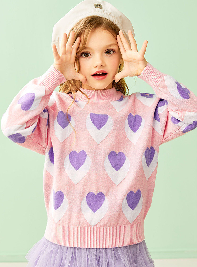 水孩儿  女童亮丝圆领内搭针织毛衣  双重优惠折后￥79包邮 105~170码4色可选