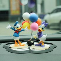 Donald Duck Daisy cartoon cute car ornaments Anime Doll car decoration personality ornaments