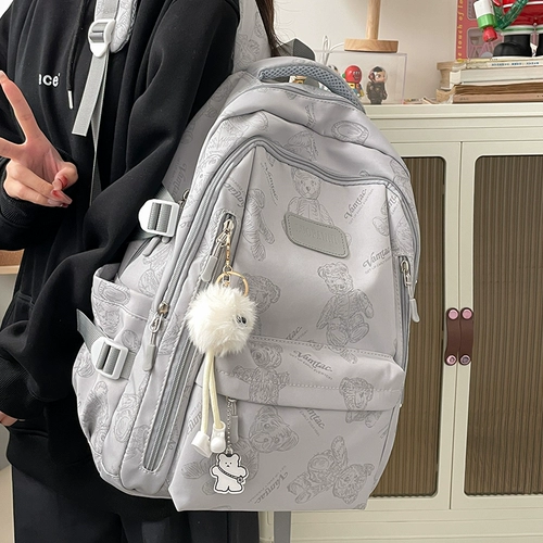 Высококачественный ранец, вместительная и большая сумка через плечо, рюкзак, для средней школы, подходит для подростков, подходит для студента