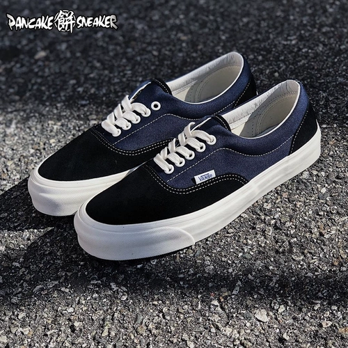 Vans Vault SK8 HI ERA OG Черно -голубое черное бело -зеленое зеленое цвета.