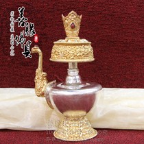 Imported Nepal boutique Buddhist hall for pint red copper full-lau Golden Wine barbeet Kettle Water Purification Bottle high 24cm