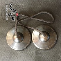 Tibetan Buddhist supplies Buddhist instruments imported from Nepal Black Bell Bell Bell trumpet sound quality 6 7cm