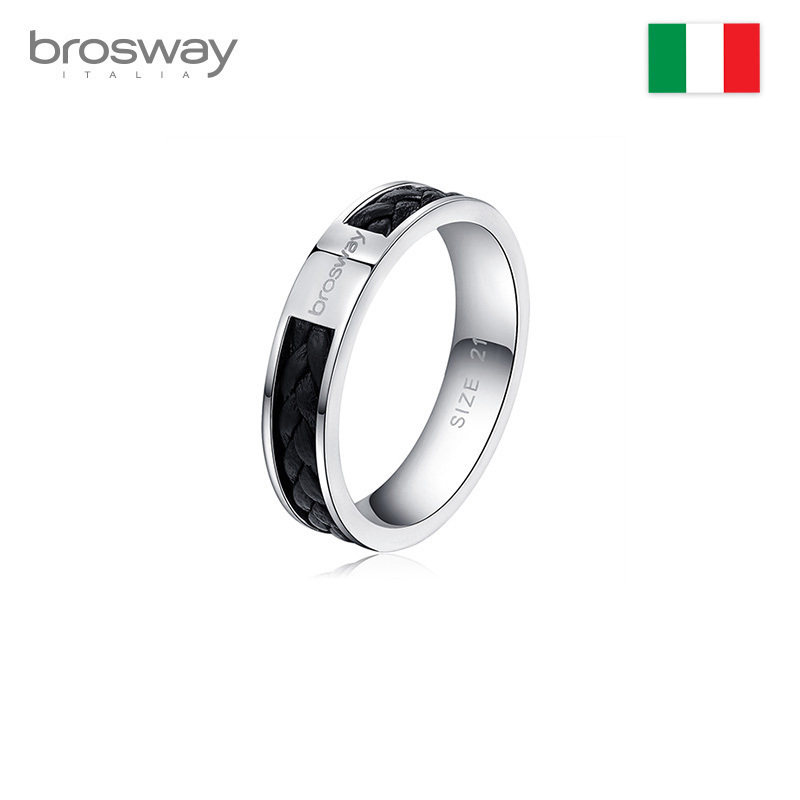 Bague homme BROSWAY en Acier au titane - Ref 3089112 Image 1