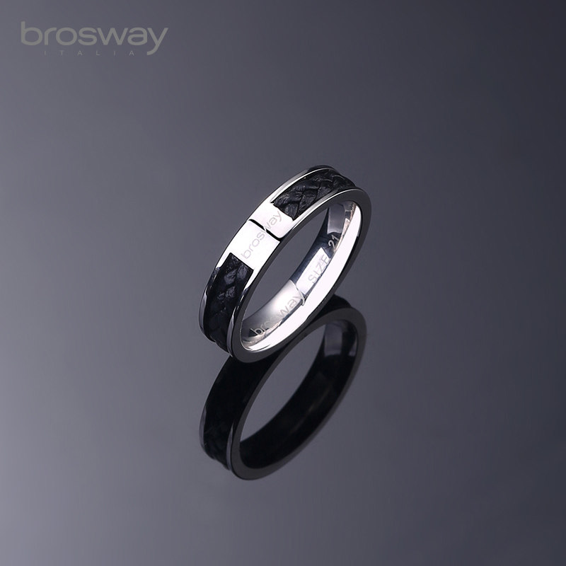 Bague homme BROSWAY en Acier au titane - Ref 3089112 Image 4