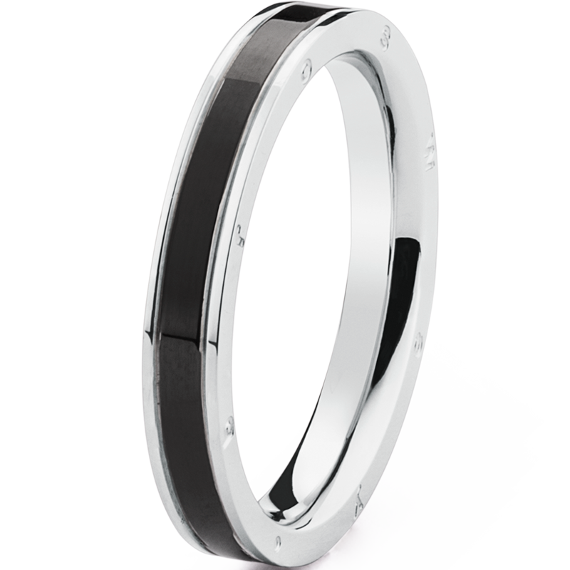 Bague homme BROSWAY en Acier au titane - Ref 3089303 Image 5