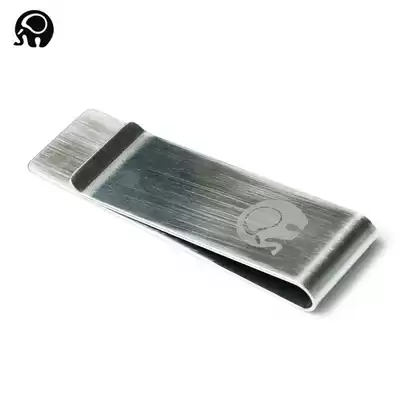 Small round elephant metal dollar clip bill favorites change clip multi-function clip stainless steel finishing clip