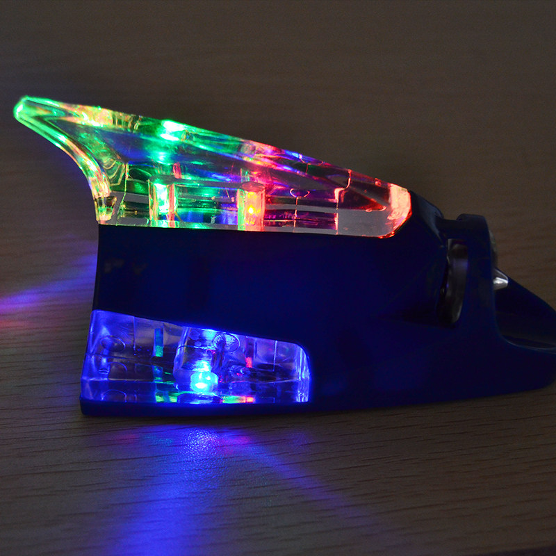 Wind solar lights Colorful lights Wind energy lights Super bright solar car super dazzling antenna lights Super bright tail flash lights