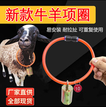 Homemade sheep collar new style does not hurt the neck anti-thorn neck collar collar for breeding lambs wearing mark collar collar collar collar
