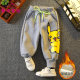 Boys fleece pants winter clothing children's sweatpants all-in-one fleece casual pants autumn and winter boy baby thickening sports pants