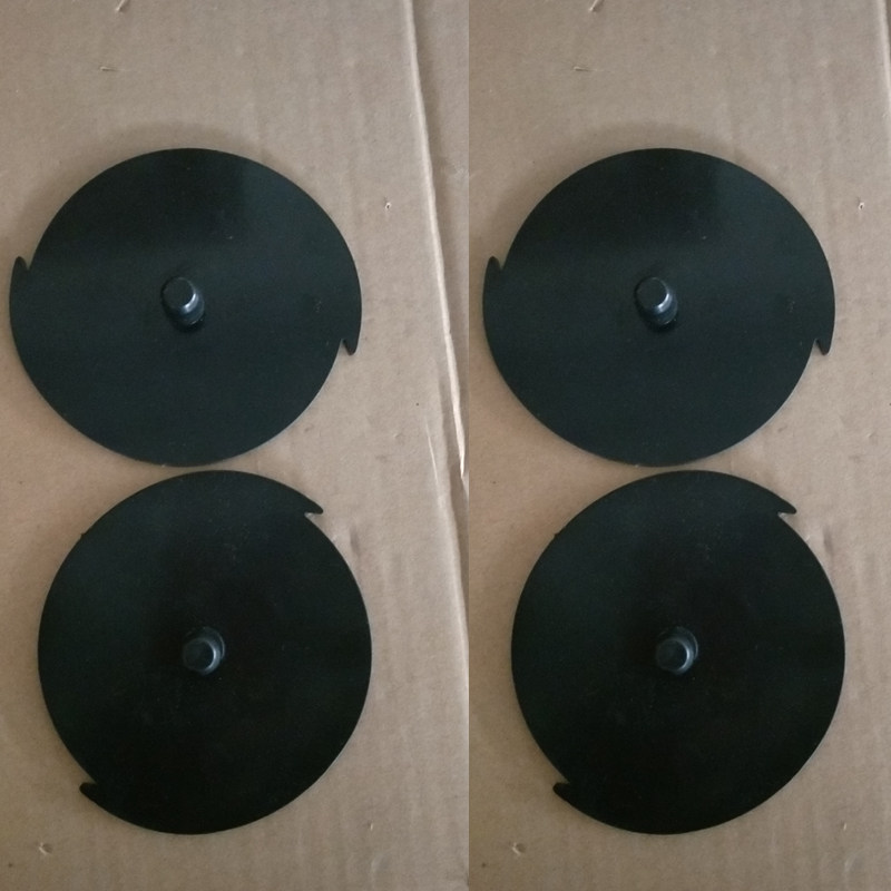 Wallpaper gluer accessories rocking handle spring hanging paper disc