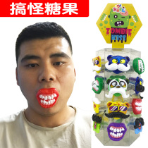 Net celebrity funny candy whole person spoof creative kissing candy play fruity mixed lollipop childrens lipstick candy wholesale