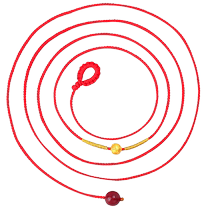 This Life Year Red Belt Genus Dragon Lady Zhu Sand 2024 Dragon Year Zodiac Gold Red Waist Rope Waist Chain Red Rope Men