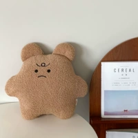 Коричневая подушка, одеяло, с медвежатами, 38см, 90×160см