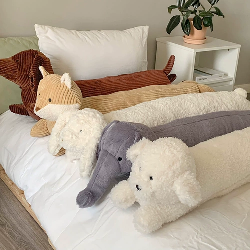 Подушка с животными для кровати для сна, диван для спальни, лиса, енот, подарок девушке