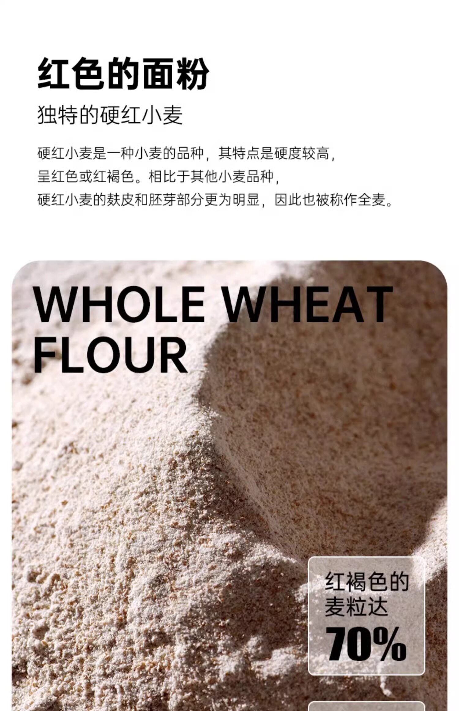 安享好物 安享B级小麦面粉-鲍勃红磨坊全麦面粉