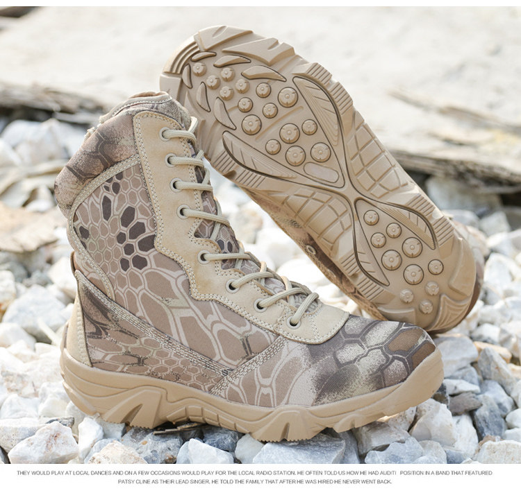 Bottes militaires pour homme - porter - Ref 1396956 Image 19