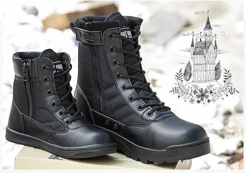 Boots militaires pour homme - porter - Ref 1397076 Image 20