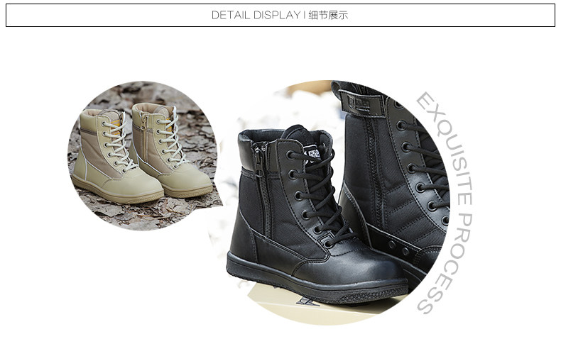 Boots militaires pour homme - porter - Ref 1397076 Image 26