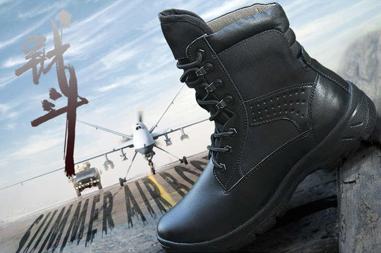 Bottes militaires pour homme - porter - Ref 1398943 Image 7