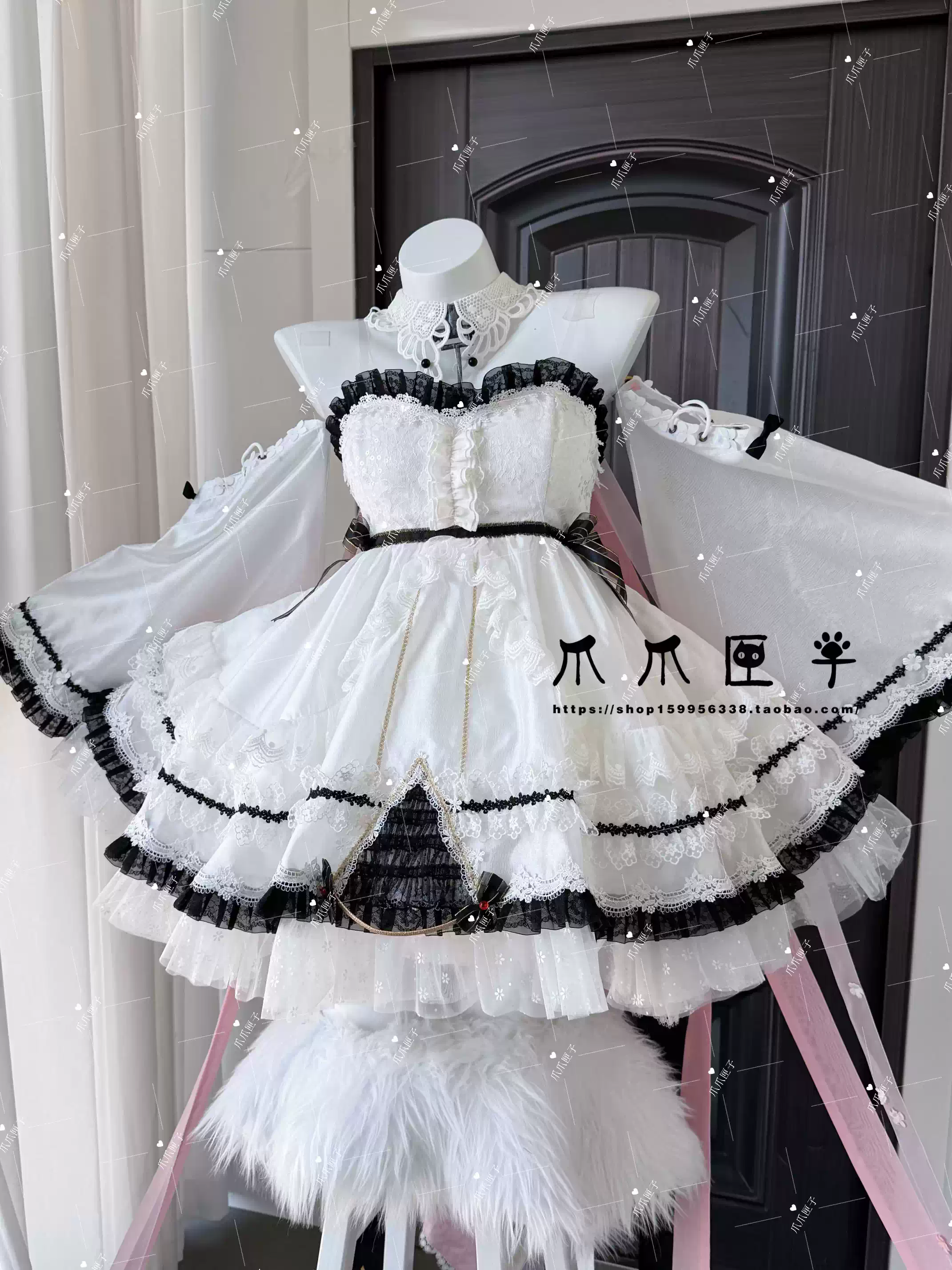 爪爪匣子】碧藍航線柴郡cos禮服冰雪公主廢稿cosplay定製-淘寶Taobao