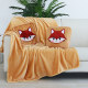 Car pillow quilt dual-use thickened pillow blanket cushion office two-in-one pillow quilt dual-use coral fleece