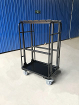Studio medium steel leg storage cart heavy-duty film and television tripod cart steel leg light frame storage car