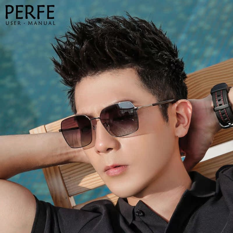Polarized Sunglasses Men's Sunglasses Driving Special Driver Discoloration Glasses Man 2021 new trendsetnet red eye mirror