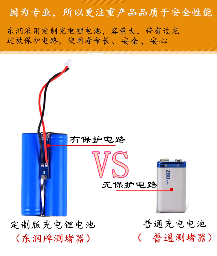 Special battery detector battery receiver battery for East Runun measuring stopper