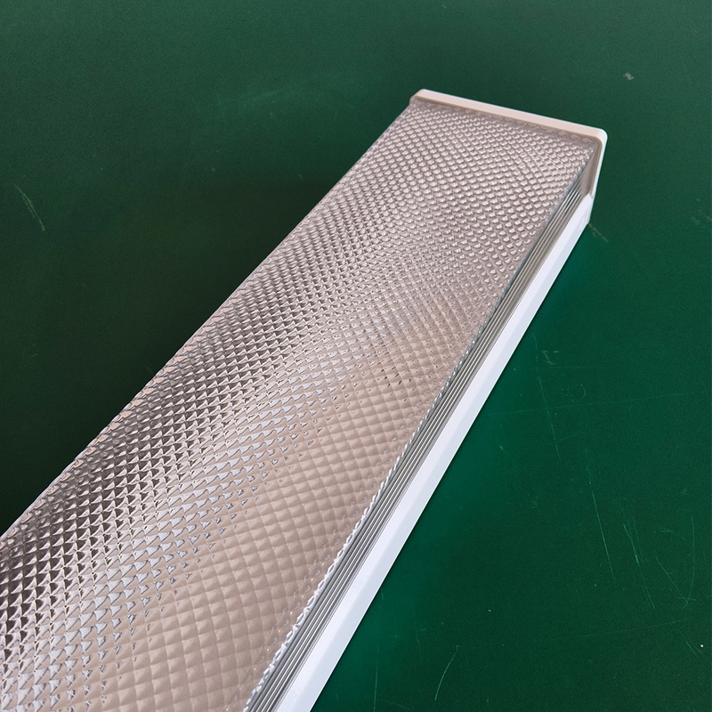 T8 Double-Tube Prism Cover Bracket Led Square Lampshade 0.4 Thick Anti-Glare Dustproof Bracket Neutral Inner Box Packaging T8 Double-Tube Prism Cover Bracket Led Square Lampshade 0.4 Thick Anti-Glare Dustproof Bracket Neutral Inner Box Packaging