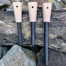 Bold lengthened flintstone outdoor magnesium rod Field tinder rod Wilderness survival waterproof and windproof ignition rod firearms