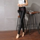 Mùa hè mặc quần legging nữ mỏng phần chín điểm kích thước lớn đã mỏng bảy điểm quần bóng nữ bước chân năm điểm quần short an toàn - Quần tây thường