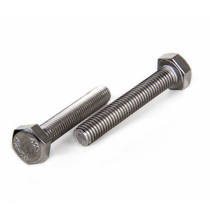 304 stainless steel hexagon Bolt external hexagon screw (GB933)m4m5m6m8 hexagon head