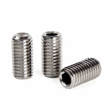 304 non-embroidered steel concave end tightening screw base base meter top wire M3-M8M12mm