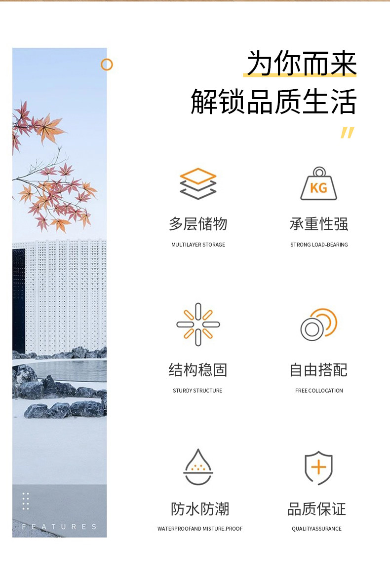 Mobile Under Desk Storage Cart with Rolling Wheels - Detail image 4