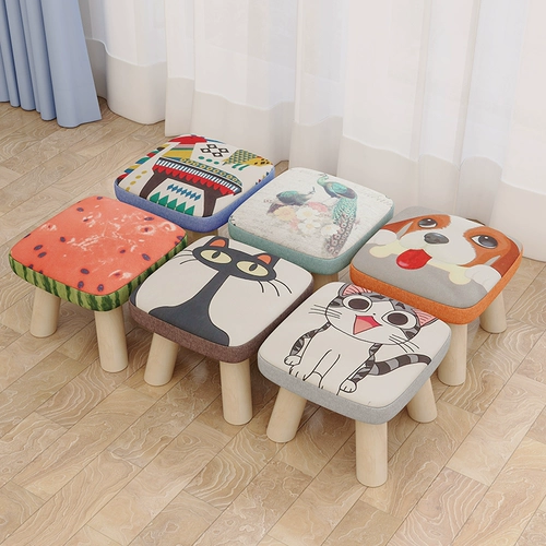 Столетный стул дома мода творческая низкая табуретка диван -табурет детский стул, сидящий на дверце скамейки на пирсе, чтобы сменить туфли табурет