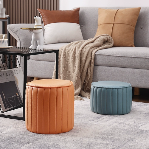 Маленький стул домашний детский стул с низким табуреткой, детская гостиная кожа на пирсе, простое кофейное столик мягкий сидень