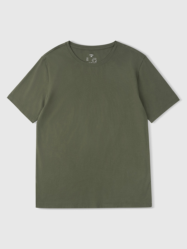 Azuchi Shikiki Azn10007 Men's Basic Multi-Color Round Neck Short-Sleeved T-Shirt, Thin Style